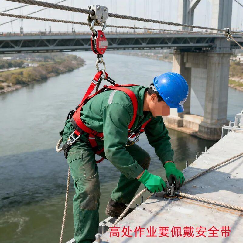 坠落冲击的安全带应废弃